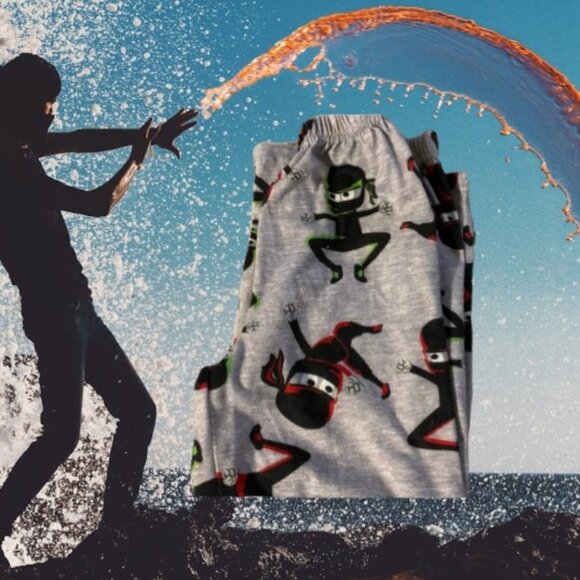 Komar Kids Ninja Pajama Bottoms - Picture 3 of 7